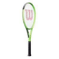 Ракетка б/т Wilson Blade Feel 105, арт.WR197710U3, для любителей, графит, со струнами, зеленый Цвет: Зеленый