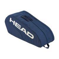 Сумка-чехол HEAD Base Racquet Bag M, 261315-NV, с карманом, на 6 тен.ракеток, темно.синий Цвет: Темно-синий
