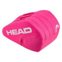 Сумка-чехол HEAD Base Padel Bag M, 261406-PK, с карманом, на 3 ракетки для падела, розовый Цвет: Розовый