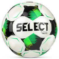 Мяч футзал. SELECT Futsal Mimas V26, 1053471006, р.4,FIFA Basic, 32п, ПУ, руч.сш, бело-зелено-черн. Цвет: Желто-зелено-черный