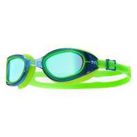 Очки для плав. TYR Special Ops 2.0 Mirrored, LGSPL2M-323, World Aquatics,ЗЕРК.зел.линзы,синяя оправа Цвет: 