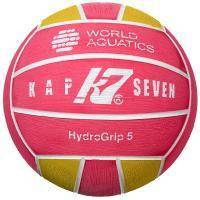 Мяч для водного поло KAP7 HydroGrip World Aquatics,98202 р.5, муж.,резина, 400-450гр, розов-желт-бел Цвет: Розово-желто-белый