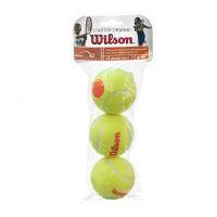 Мяч теннисный детский WILSON Starter Orange, WRT137300, ITF, фетр, нат.рез, уп.3шт, оранж Цвет: Желто-оранжевый