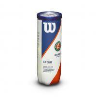 Мяч теннисный WILSON Roland Garros Clay Court, WRT125000, одобр.ITF, фетр, нат.резина,. уп.3 шт Цвет: Желтый