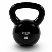 Гиря BRONZE GYM в виниловой оболочке 28 кг