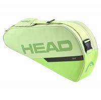 Сумка-чехол HEAD Tour Racquet Bag S, 260935-SG, с карманом для 3 тен.ракеток, светло-салатовый Цвет: Светло-салатовый