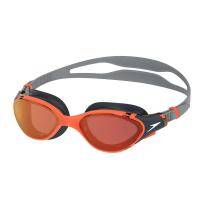 Очки для плав. SPEEDO Biofuse 2.0 Mirror, 8-00233117933, ЗЕРКАЛЬНЫЕ линзы, оранжевая оправа Цвет: 