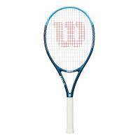 Ракетка б/т Wilson Ultra Power 105 Gr3, WR147010U3, для любит, композит, со струнами, темносин-бел Цвет: Темно-синий