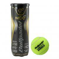 Мяч для падела BULLPADEL Next PRO, AF43000000, уп.3 шт, FIP Approved, войлок, каучук,желтый Цвет: Желтый