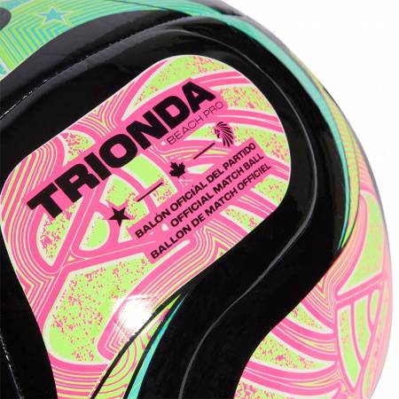 Мяч для пляж. футб. ADIDAS WC26 Trionda Pro Beach, JD8036, р.5, FIFA Pro, 4п, ТПУ, маш.сш, мультикол Цвет: Черный/Мультиколор