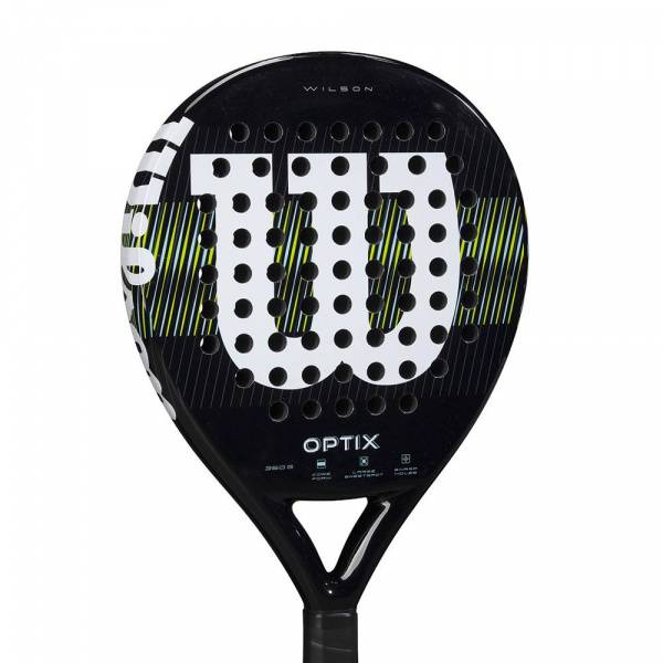 Ракетка для падела WILSON Optix V1 Black, WR181611U2, для начин-х, стекловолокно, черный Цвет: Черный