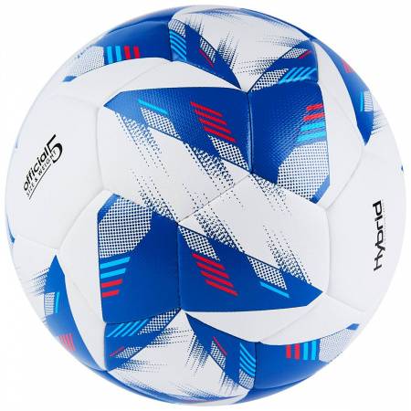 Мяч футб. VISION Mission, FV324075,р.5, FIFA Basic,PU, 32 пан, гибрид. сшив.,бел-синий Цвет: Белый
