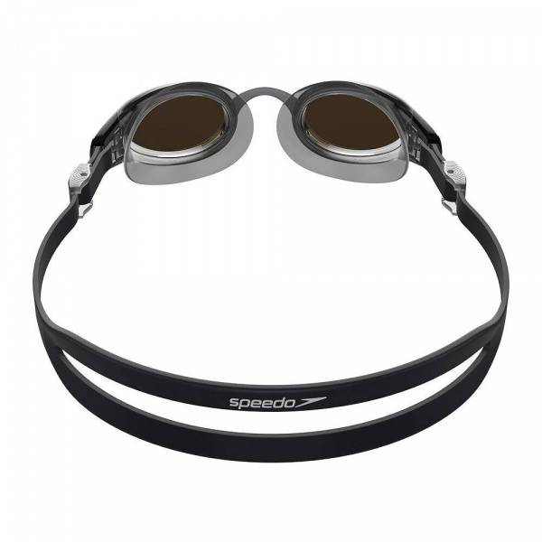 Очки для плав. SPEEDO Mariner Pro Mirror, 8-00237314554, ЗЕРКАЛЬНЫЕ линзы, серая оправа Цвет: 