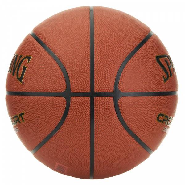 Мяч баск. SPALDING TF Cross Court  76931Z, р.7, композит. кожа (ПУ), коричнево-черный Цвет: Коричневый