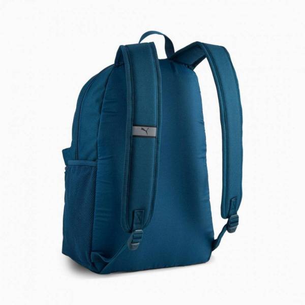 Рюкзак спорт. PUMA Phase Backpack, 09116441, полиэстер, темносине-зеленый Цвет: Темносине-зеленый