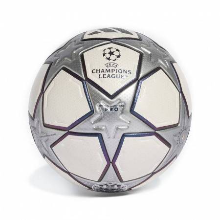Мяч футб. ADIDAS UCL PRO 3RD JY8891,р.5, 32п, FIFA Quality PRO, ПУ, термосш, бело-серебристо-фиолет Цвет: Бело-серебристый