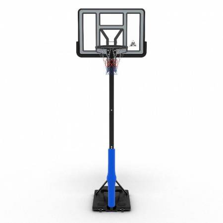Баскетбольная мобильная стойка DFC STAND44PVC1 110x75cm ПВХ винт.регулировка