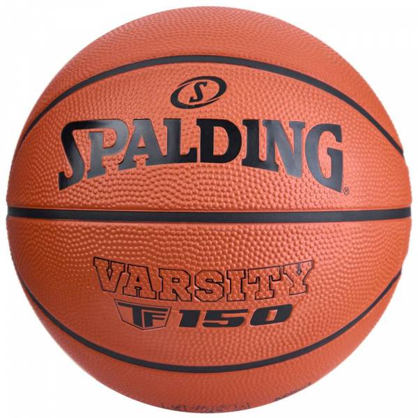 Мяч баск. SPALDING TF-150 Varsity Logo FIBA 84421z, р.7, FIBA Approved (Level 2),резина, коричн-черн Цвет: Коричневый