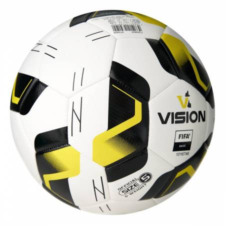 Мяч футб. VISION Striker FIFA, F325035, р.5, 32 пан.,гл.TPU,2подкл. слой, маш.сш., бело-черно-желтый Цвет: Белый
