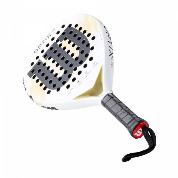 Ракетка для падела WILSON Optix V2 Lite WH, WR190711U2, для начин-х, стекловолокно,бело-черн-беж Цвет: Белый/Черный/Бежевый