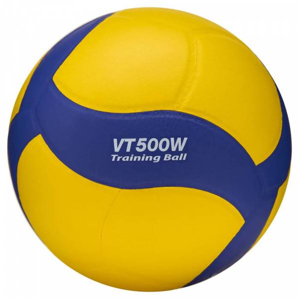 Мяч вол. утяж. MIKASA VT500W, р 5, синт.кожа, вес 500г, клееный, сине-желтый Цвет: Желтый