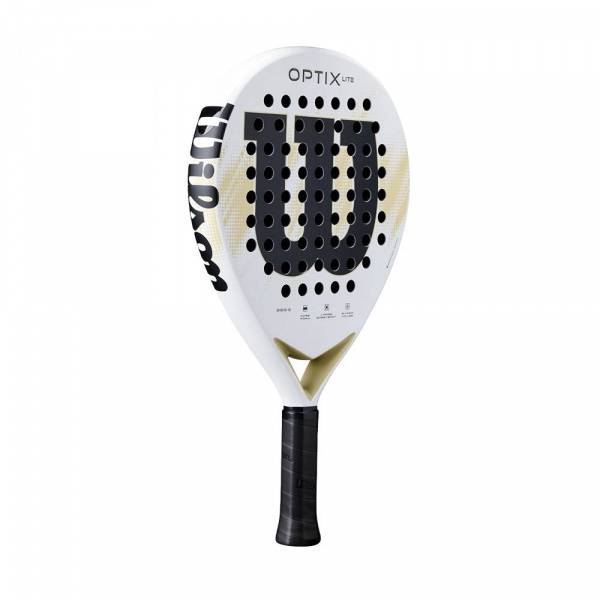 Ракетка для падела WILSON Optix V2 Lite WH, WR190711U2, для начин-х, стекловолокно,бело-черн-беж Цвет: Белый/Черный/Бежевый