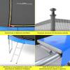 Батут Trampoline STOCK 6 ft JUMP4FUN с внутренней защитной сеткой