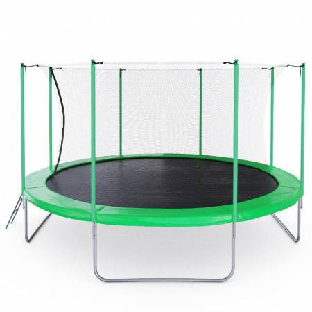 Батут 14FT green с внутренней защитной сеткой ( 2 короба )