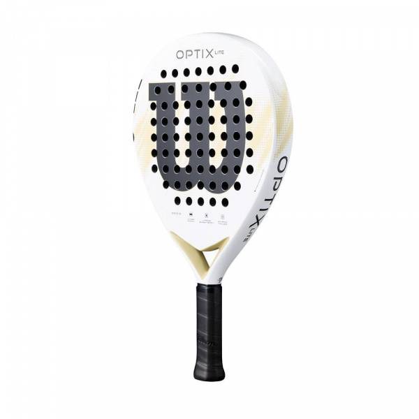 Ракетка для падела WILSON Optix V2 Lite WH, WR190711U2, для начин-х, стекловолокно,бело-черн-беж Цвет: Белый/Черный/Бежевый