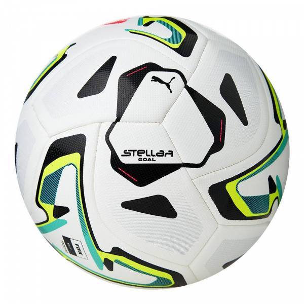 Мяч футб. PUMA Stellar Goal, 08506401, р.5, FIFA Basic, 16 пан, ТПУ, маш. сшивка, белый, мультиколор Цвет: Белый/Мультиколор