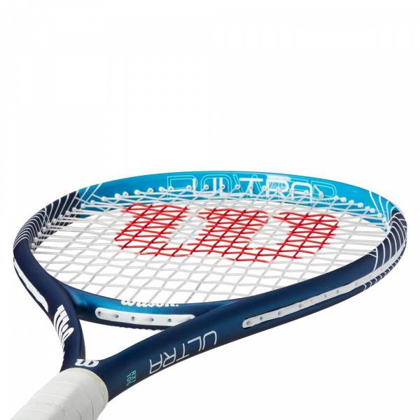 Ракетка б/т Wilson Ultra Power 105 Gr2, WR147010U2, для любит, композит, со струнами, темносин-бел Цвет: Темно-синий/Белый
