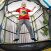 Батут DFC JUMP KIDS 55" желт/син, сетка (137см)