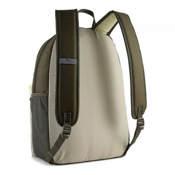 Рюкзак спорт. PUMA Phase Backpack, 09117505, полиэстер, хаки, бежевый Цвет: Хаки/Бежевый