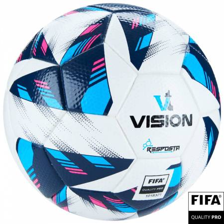 Мяч футб. VISION Resposta, 01-01-17907-5, р.5,FIFA Quality Pro,MF, 32 пан, термосш.,бел-мультикол Цвет: Белый