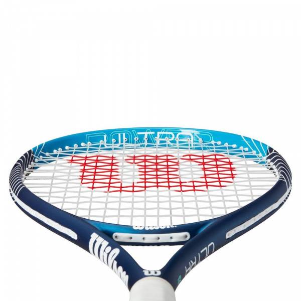 Ракетка б/т Wilson Ultra Power 105 Gr2, WR147010U2, для любит, композит, со струнами, темносин-бел Цвет: Темно-синий/Белый