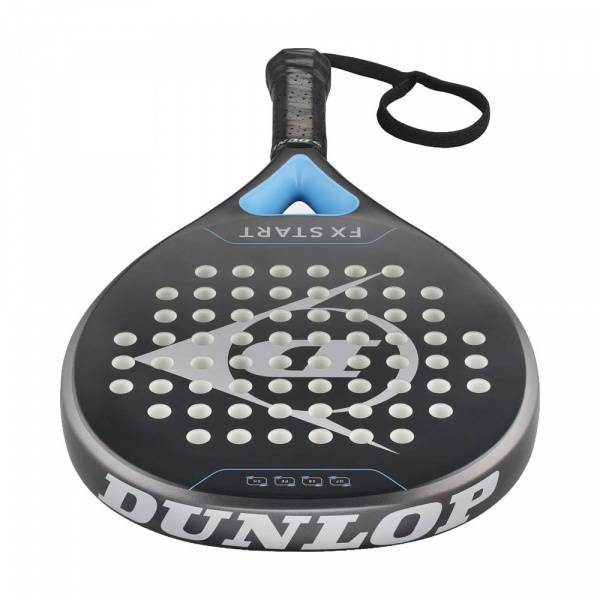 Ракетка для падела Dunlop FX Start, 10370737, для начинающих, гибрид, графит, черно-синий Цвет: Черно-синий
