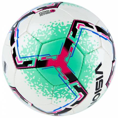 Мяч футзал. VISION SALA+, FIFA Quality Pro, FS324084 р.4, 32 п. PU, 4 подкл.сл, руч.сшив.,бело-зелен Цвет: Белый