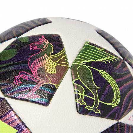 Мяч футб. ADIDAS UCL Competition JX9096, р.4, 32п, ПУ, термосшивка, бело-фиолетовый Цвет: Бело-фиолетовый