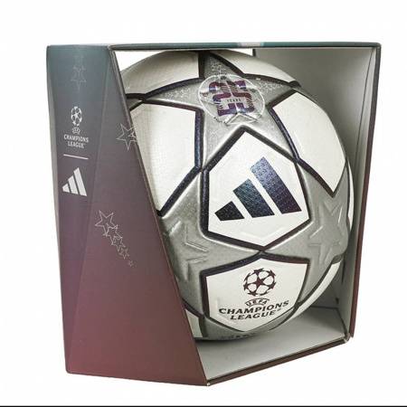 Мяч футб. ADIDAS UCL PRO 3RD JY8891,р.5, 32п, FIFA Quality PRO, ПУ, термосш, бело-серебристо-фиолет Цвет: Бело-серебристый