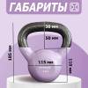 Гиря в виниловой оболочке 6 кг