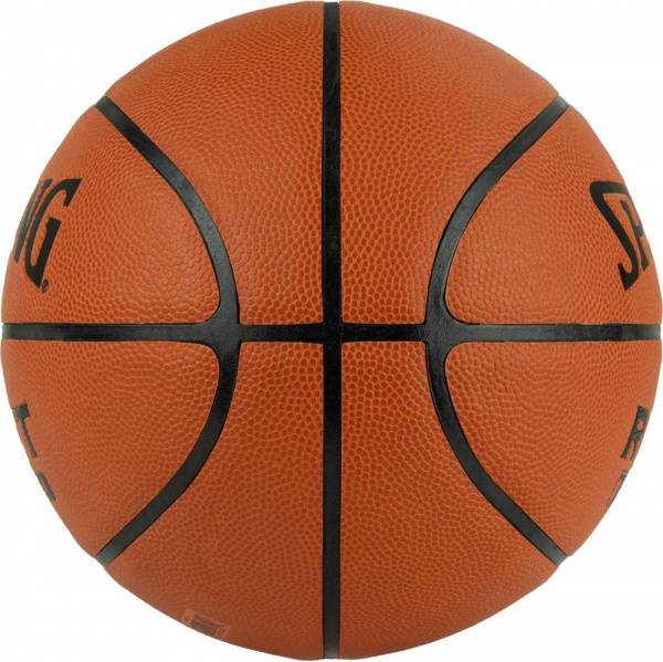Мяч баск. SPALDING TF-250 React 76802z, р.6, композит. кожа (ПУ), коричн-черн. Цвет: Коричневый