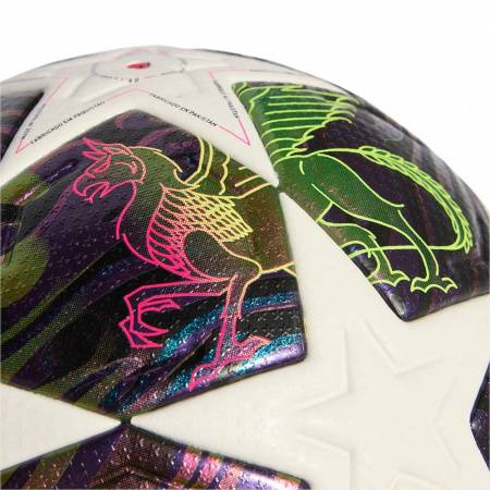 Мяч футб. ADIDAS UCL Finale PRO, JX9077,р.5, 32п, FIFA Quality PRO, ПУ, термосш, бело-фиолет Цвет: Бело-фиолетовый