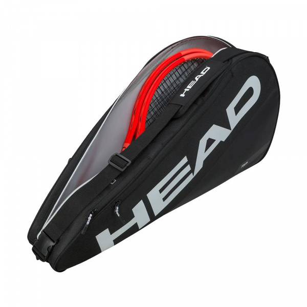 Сумка-чехол HEAD Tour Racquet Bag S, 2260226-BK, с карманом для 3 тен.ракеток, черный Цвет: Черный