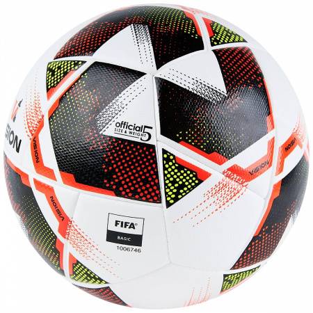 Мяч футб. VISION Spark, F324045, р.5, FIFA Basiс, 24 пан,ПУ,2 подкл.слой,гибрид.сшив,бело-мультикол Цвет: Белый
