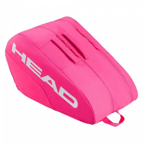 Сумка-чехол HEAD Base Padel Bag M, 261406-PK, с карманом, на 3 ракетки для падела, розовый Цвет: Розовый