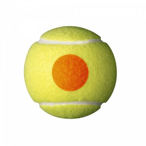 Мяч теннисный детский WILSON Starter Orange, WRT137300, ITF, фетр, нат.рез, уп.3шт, оранж Цвет: Желто-оранжевый