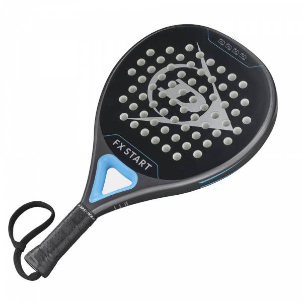 Ракетка для падела Dunlop FX Start, 10370737, для начинающих, гибрид, графит, черно-синий Цвет: Черно-синий