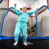 Батут DFC JUMP KIDS 7' синий, сетка (210см)