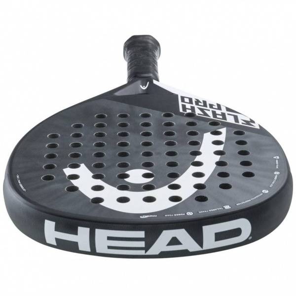 Ракетка для падела HEAD Flash Pro 2023, 226113, для игроков средн.уровня, стекловолокно,черно-белый Цвет: Черно-белый