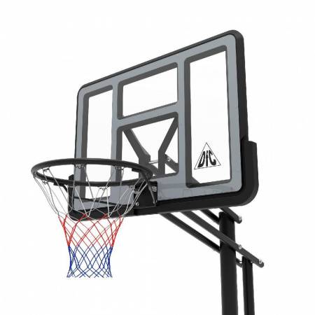 Баскетбольная мобильная стойка DFC STAND44PVC1 110x75cm ПВХ винт.регулировка